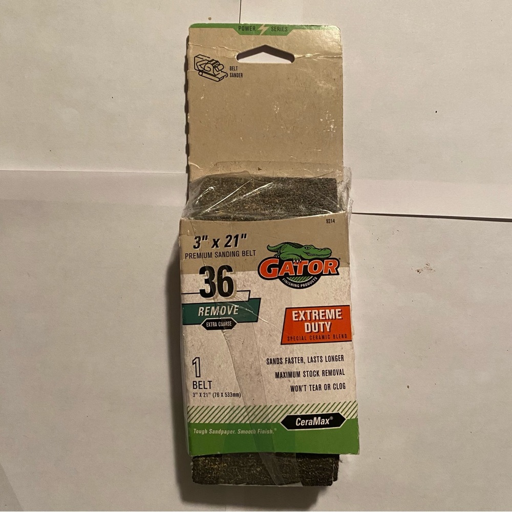 Gator 3” x 21” Premium Sanding Belt Extreme Duty